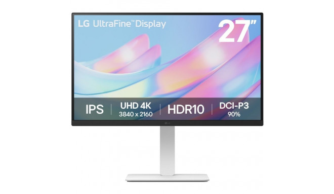 "68,4cm/27"" (3840x2160) LG UltraFine 27US550-W 16:9 4K UHD IPS 5ms 60Hz HDR10 2xHDMI DP Pivot White