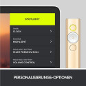 "Logitech wireless Presenter Spotlight Gold"
