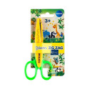 Scissors for kids ZIG ZAG (assorted col. handles)