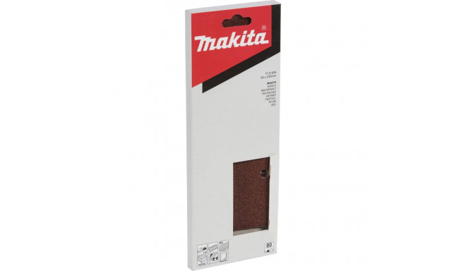Makita P-31859 Liivapaber 93x230mm 80 Aukuga