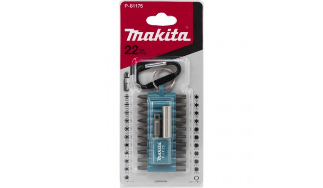Makita P-81175 otsikukomplekt 22 tk