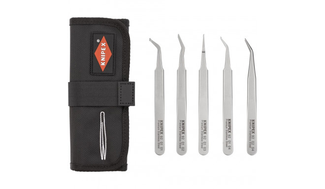 KNIPEX SMD Precision Tweezers Set 5 pieces