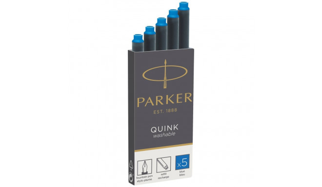1x5 Parker tindikassett Quink sinine mahapestav