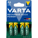 1x4 Varta TAASTATAVAD AKUD Power 1350 mAh AA Mignon NiMH