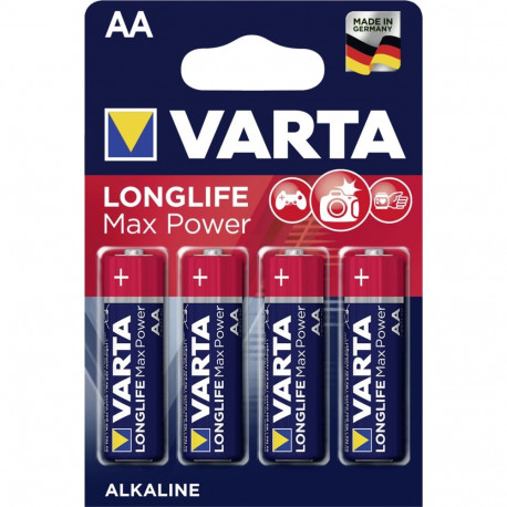 100x4 Varta Longlife Max Power Mignon AA LR06 Väliskarp