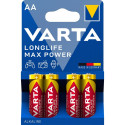 1x4 Varta Longlife Max Power Mignon AA LR06 Alkaline Patareid