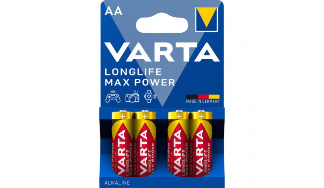 1x4 Varta Longlife Max Power Mignon AA LR06
