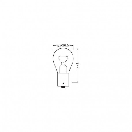 12V PY21W 21W BAU15S diadem chrome