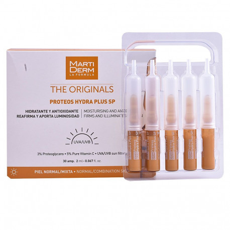 MARTIDERM THE ORIGINALS PROTEOS HYDRA PLUS SP ampollas 30 x 2 ml