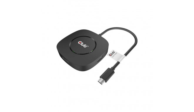 CLUB 3D USB TYPE C 3.2 GEN1 MULTISTREAM TRANSPORT MST HUB DISPLAY PORT 1.4 TRIPLE MONITOR