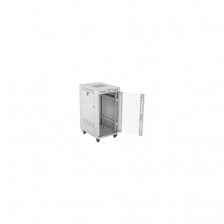 LANBERG vabaltseisev 19/22U 600x800 klaasuksega LCD kokkupandav hall V2 rack-kapp