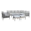 Garden furniture set MEDINA 5-parts, beige