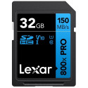 Lexar 800X Pro SDHC 32 GB Class 10 UHS-I/U1 V30 Card (LSD0800P032G-BNNNG)