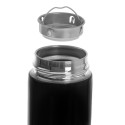 Adler | Thermal Flask | CR 4507bk | Capacity 0.473 L | Material Stainless steel/Silicone | Black