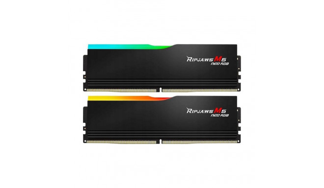 G.Skill Ripjaws M5 Neo RGB Memory, DDR5, 64GB, 6000MHz, CL36 (F5-6000J3636F32GX2-RM5NRK)