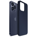 3MK Silicone Case iPhone 16 Pro Max 6.9" navy/dark navy 3MK Silicone Case iPhone 16 Pro Max 6.9" navy/dark navy