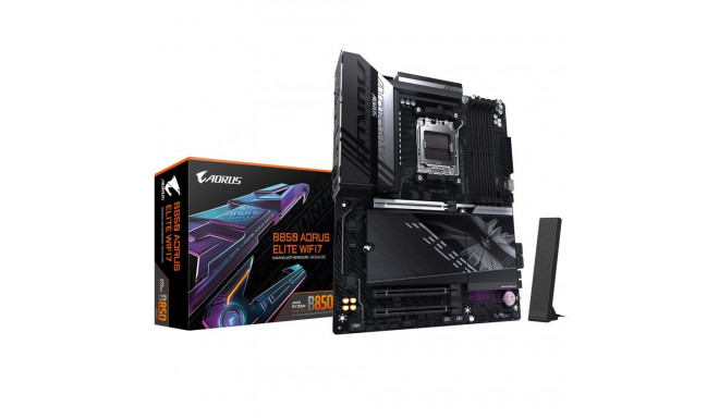 GIGABYTE B850 AORUS ELITE WIFI7 emaplaat - AMD Ryzen 9000 seeria protsessorid, 14+2+2 faasi digitaal