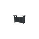 KETER GRILL TABLE STAINLESS STEEL TABLE TOP UNITY XL 270L ANTHRACITE