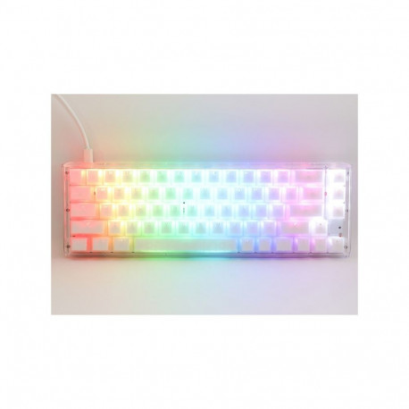 Ducky One 3 Aura valge SF klaviatuur gaming USB QWERTY US International