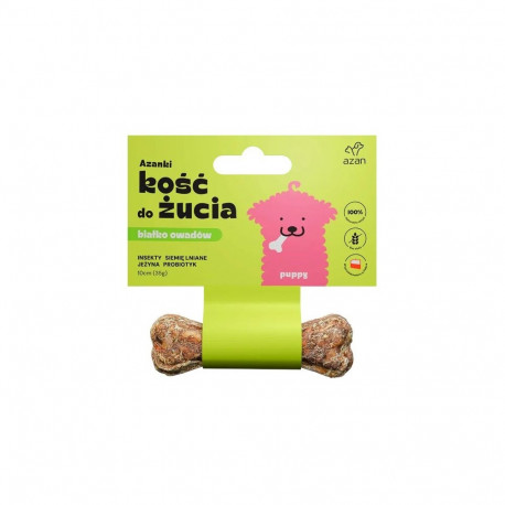 Azanki putukatega ja probiootikumidega kutsika maius – koeramaius – 10 cm