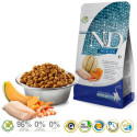FARMINA N&D Ocean Kass Tursk, Krevetid, Kõrvits ja Melon Kassipoeg - kuivtoit kassidele - 1,5 kg