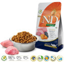 FARMINA N&D Pumpkin Kass Lambaliha ja Mustikas Kastreeritud Täiskasvanud - kuivtoit - 1.5 kg