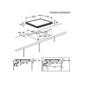 Electrolux integreeritav keraamiline pliidiplaat EHF6240XXK