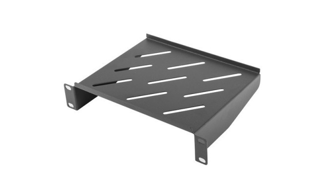 Fixed Shelf 1U 10 inch; 254x180mm black