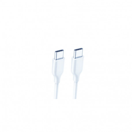 Cable Type-C - Type-C (in plastic bag, white, 1.8m)