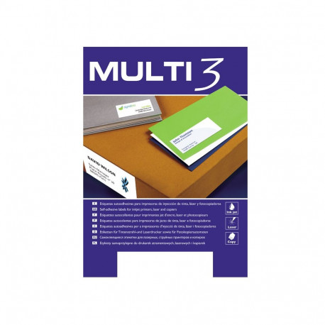 Etiketid Multi 3 70x50,8mm, 100 lehte