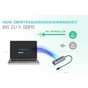 "D I-TEC USB-C METAL 4-PORT HUB"
