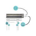 "D I-TEC USB 3.0 HUB 16 PORT 90 W"