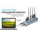 "D I-TEC USB 3.0 HUB 10 PORT 48 W"