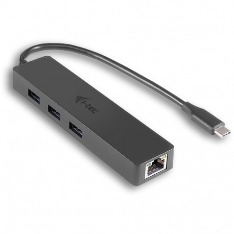 "D I-TEC USB-C SLIM HUB + GLAN"