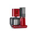 "Bosch Filterkaffeemaschine TKA8A054 Styline Rot"