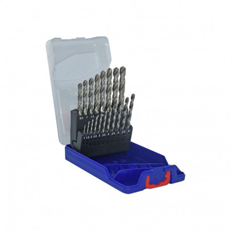 Tivoly metallipuuride komplekt – 19-osaline Ø1–10 mm (0,5 mm sammuga), "split point", 30° N-spiraali