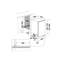 Built in dishwasher Whirlpool