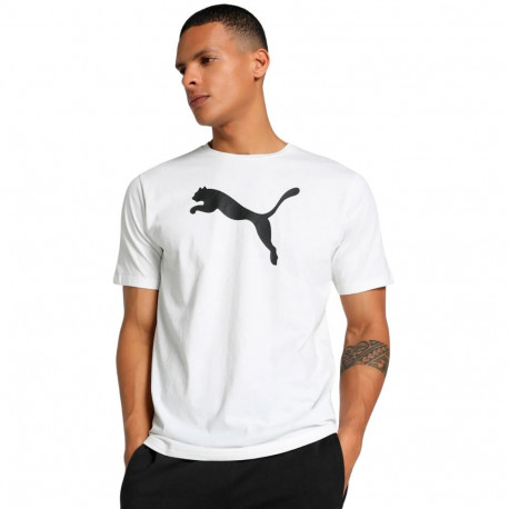 Puma meeste särk Team Rise Logo Jersey Cotton 658705 04 L, valge