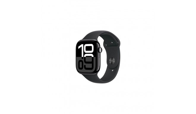 Apple Watch Series 10 GPS + Cellular 46mm Jet Black Alu Case, Black Sport Band M/L EU MWY43