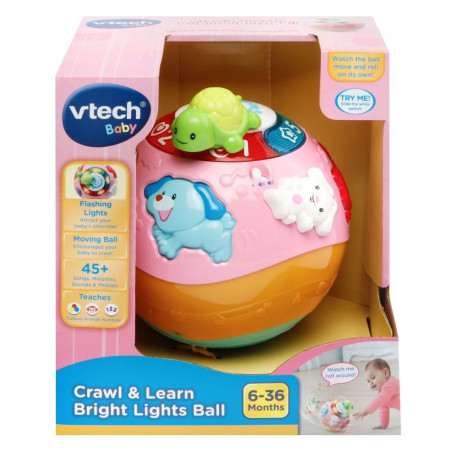 VTECH Arendav mänguasi pall Alustame roomamist (inglise keeles)