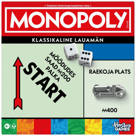 MONOPOLY Board game Classic Refresh (In Estonian lang.)