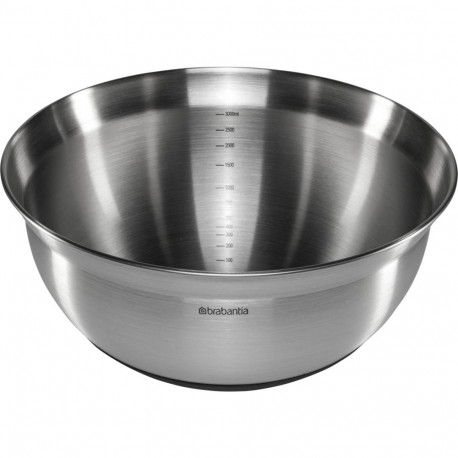 Brabantia segamiskausside komplekt teras matt must, 1, 1.6 ja 3 liitrit