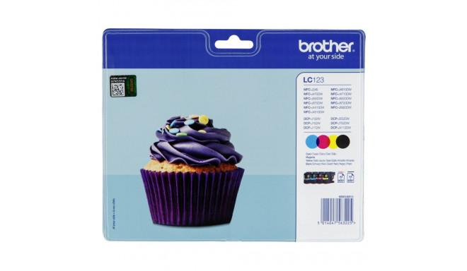 Brother LC-123 Value Pack BK/C/M/Y