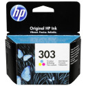 HP T6N01AE tindikassett 3-värvi Nr. 303