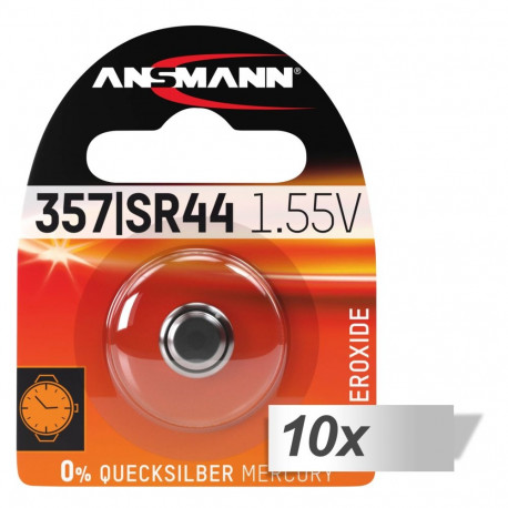10x1 Ansmann 357 hõbeoksiid SR44