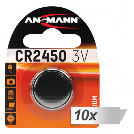 10x1 Ansmann CR 2450 patarei