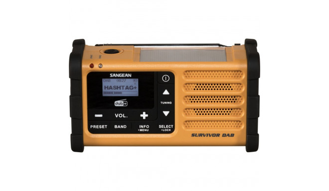 Sangean MMR-88 DAB+ yellow Emergency/Crank/Solar Radio