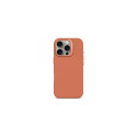 Decoded AntiMicrobial Silicone Backcover with MagSafe for iPhone 16 Pro - Orange