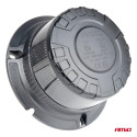 Vilkur 16 LED-i 12/24V oranž, valge hajuti