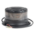 Vilkur 16 LED-i 12/24V oranž, valge hajuti